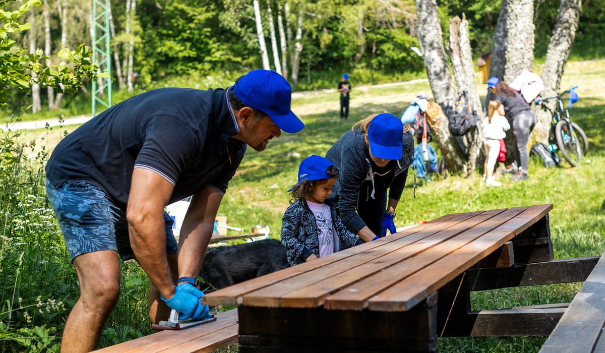 ББР с акция за обновяване на заслона и парковото оборудване 