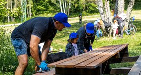 ББР с акция за обновяване на заслона и парковото оборудване 