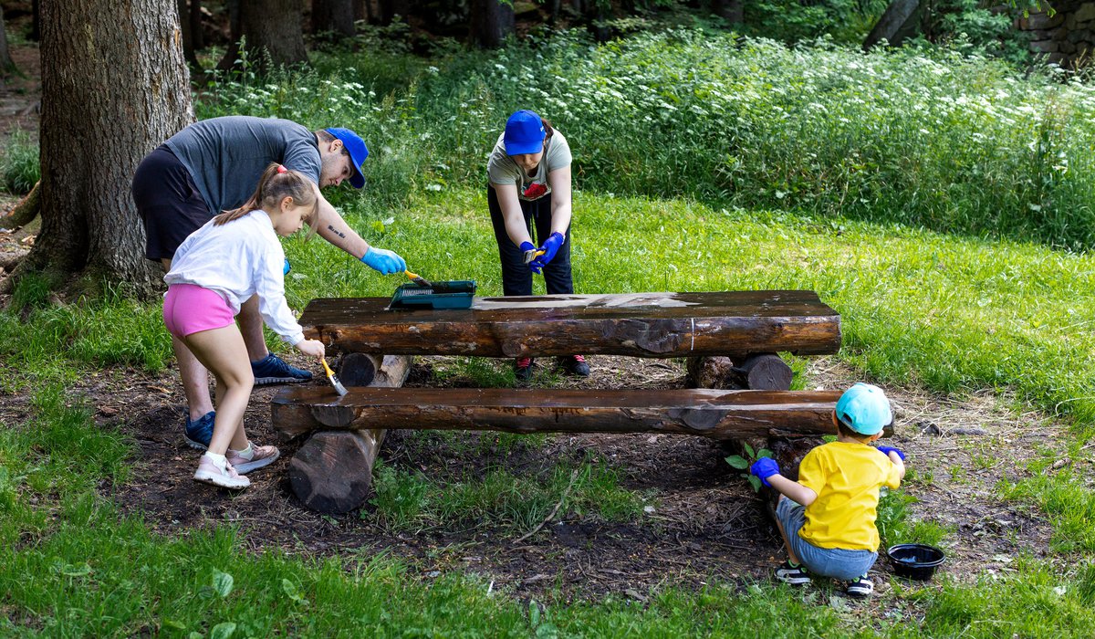 ББР с акция за обновяване на заслона и парковото оборудване 