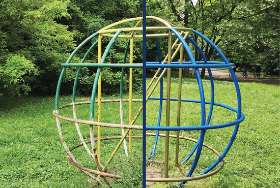 Доброволци от ББР реновираха зони за отдих в Западния парк