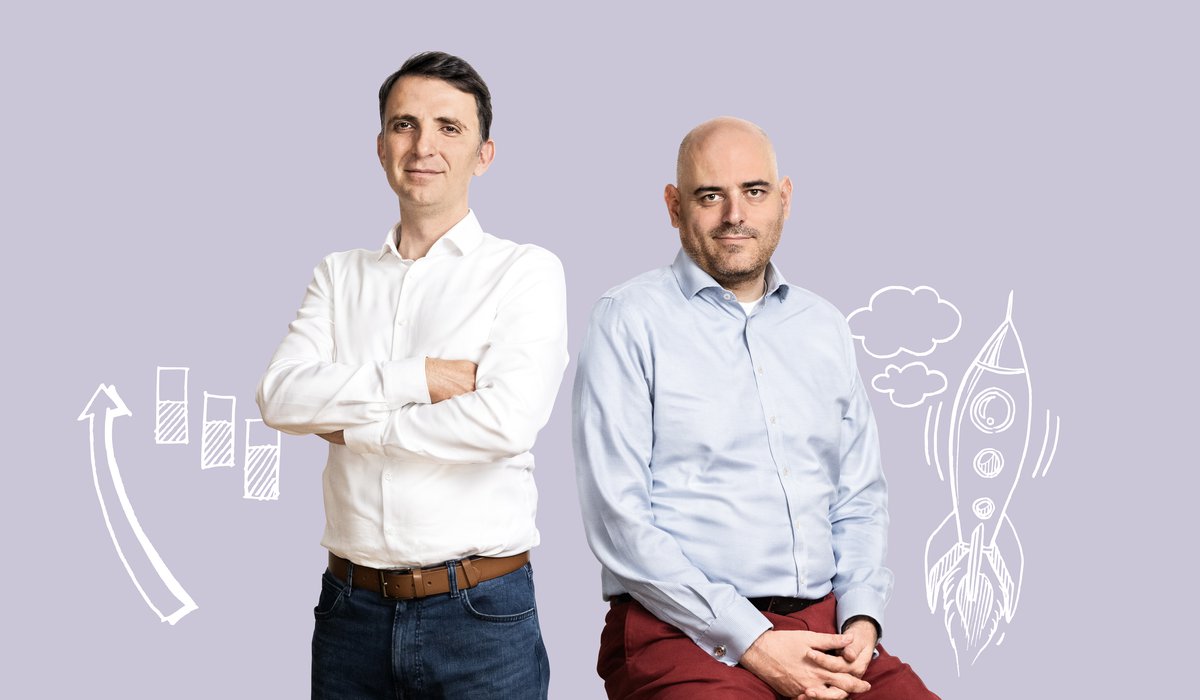 снимка: Стефан Тъмнев и Цанко Арабаджиев